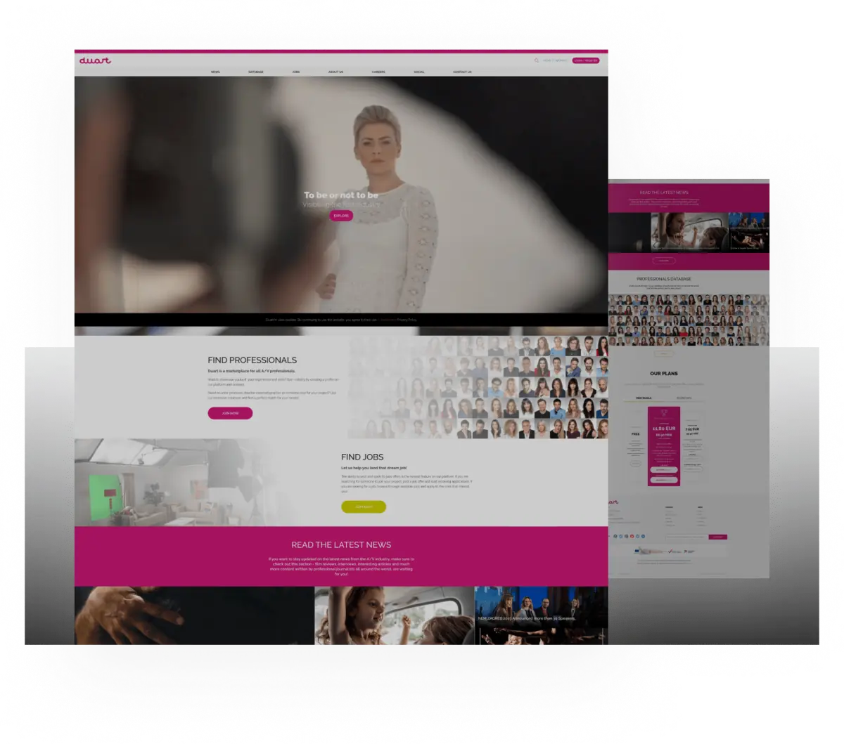 Duart, web platforma za A/V profesionalce