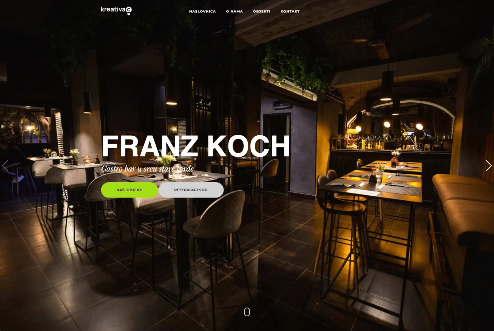 Web stranica poslovnog kluba Kreativac, Dritos